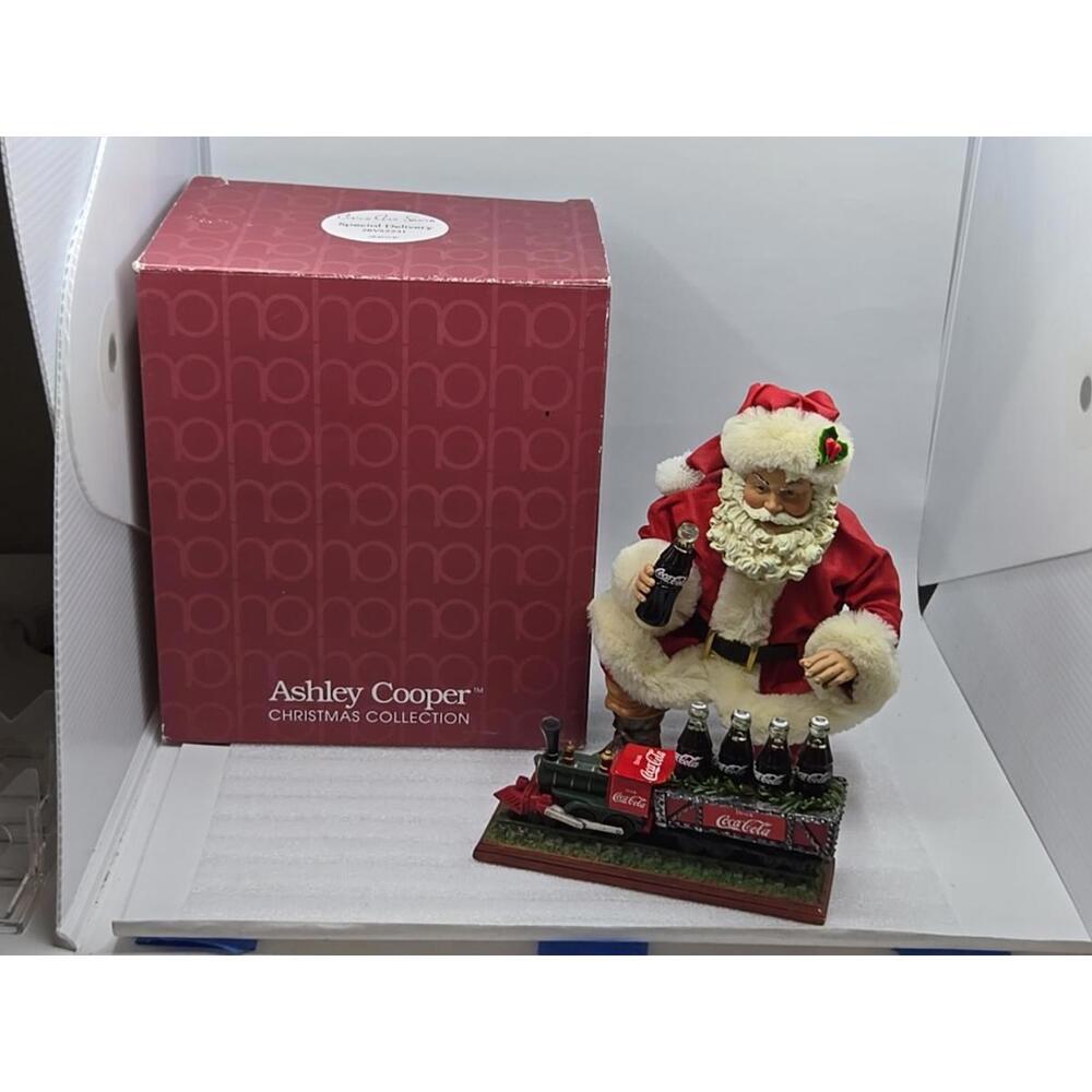 Ashley Cooper Christmas Collection Special Delivery 2004 Kurt Adler Santa Coke